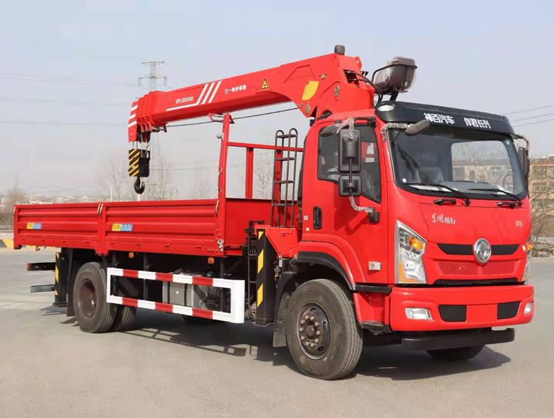 國六東風(fēng)單排隨車吊（箱長6.1米）